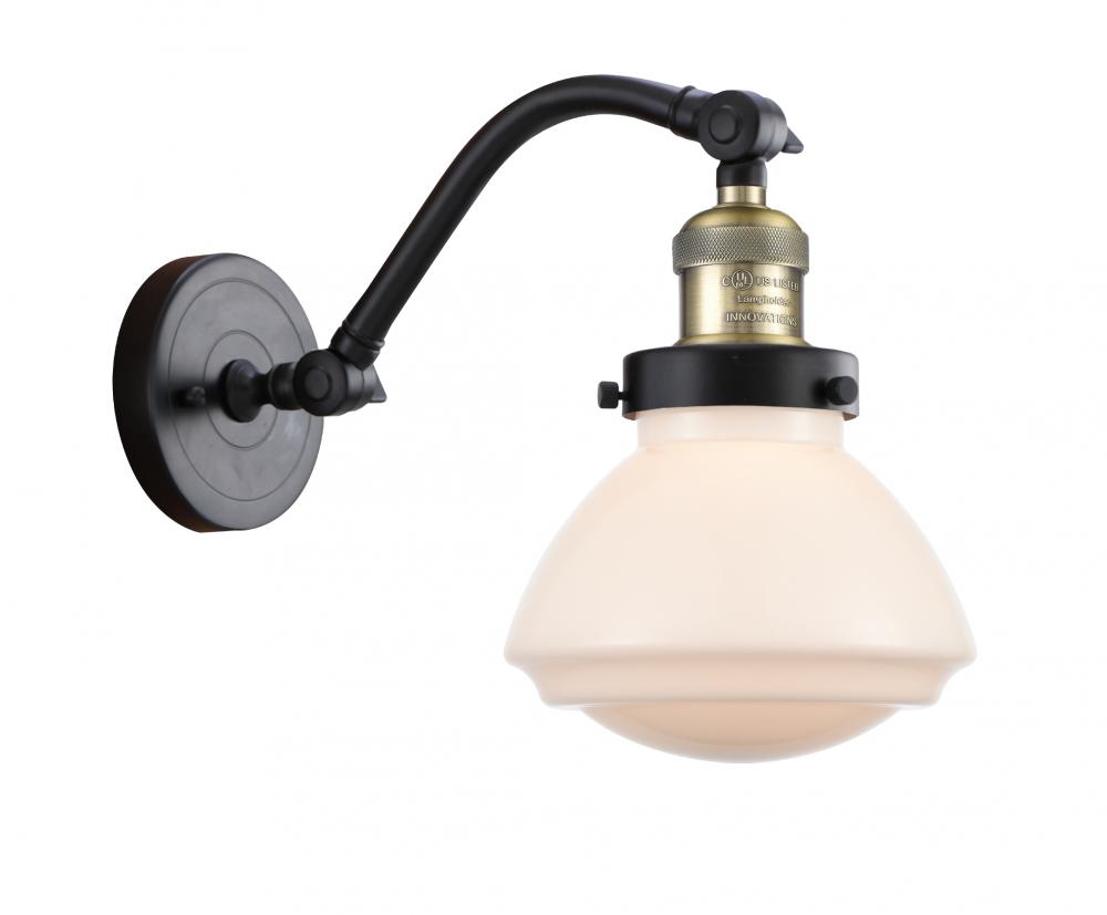 Olean - 1 Light - 7 inch - Black Antique Brass - Sconce