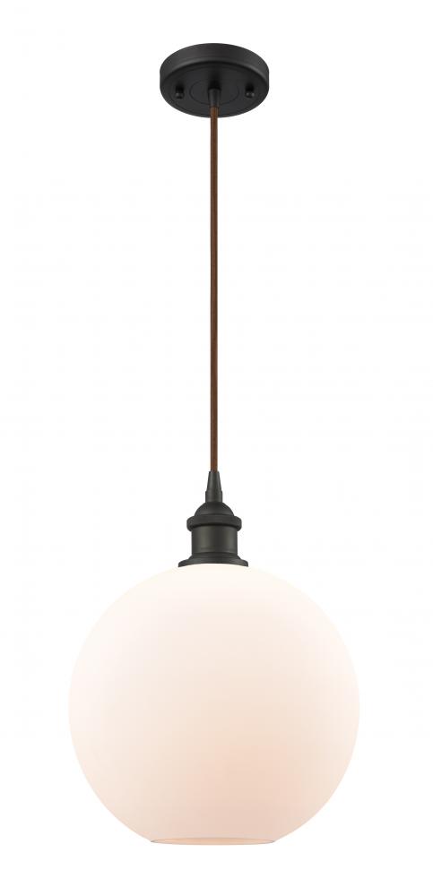 Athens - 1 Light - 10 inch - Oil Rubbed Bronze - Cord hung - Mini Pendant