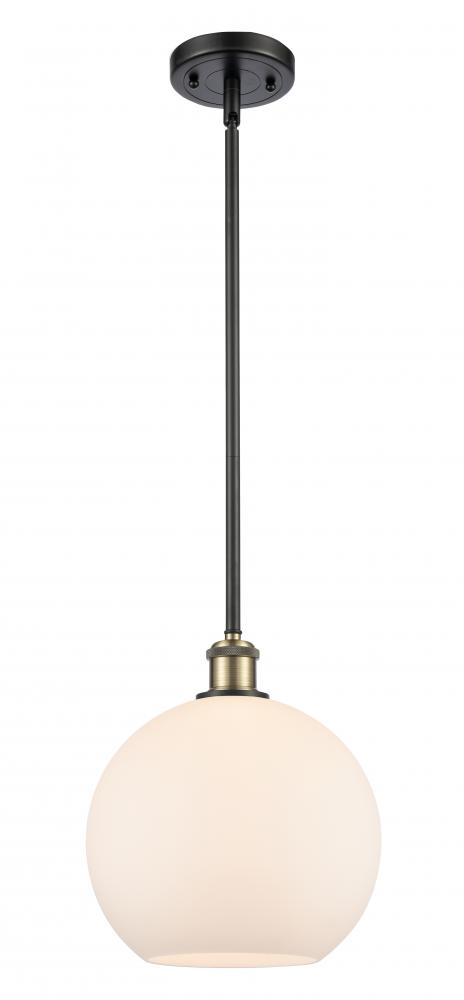 Athens - 1 Light - 10 inch - Black Antique Brass - Mini Pendant