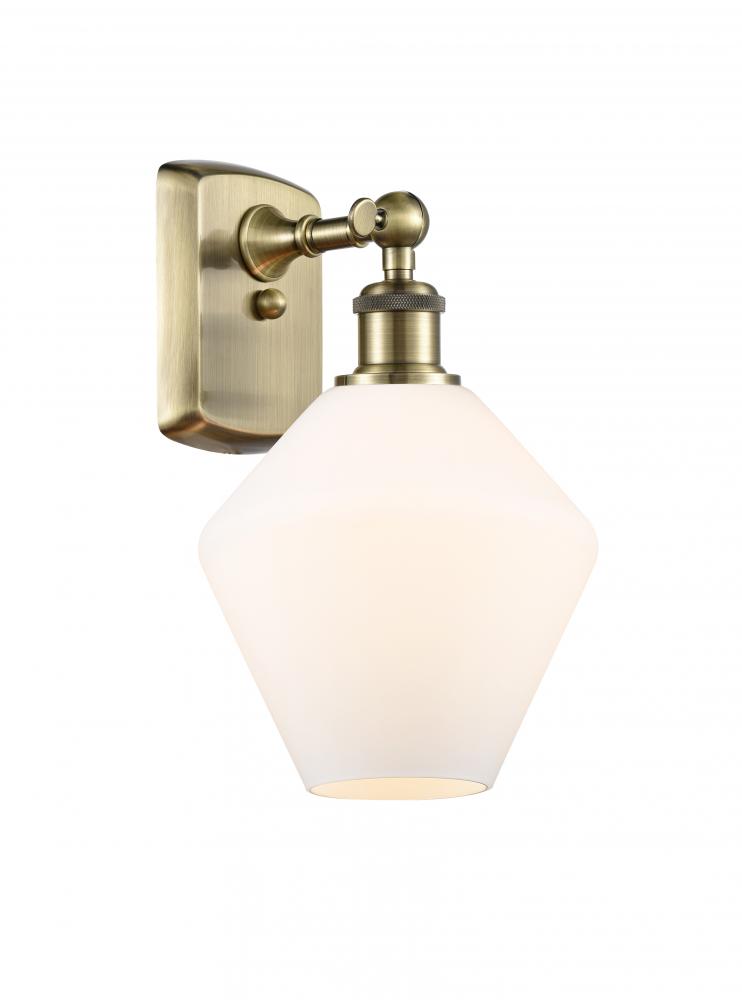 Cindyrella - 1 Light - 8 inch - Antique Brass - Sconce