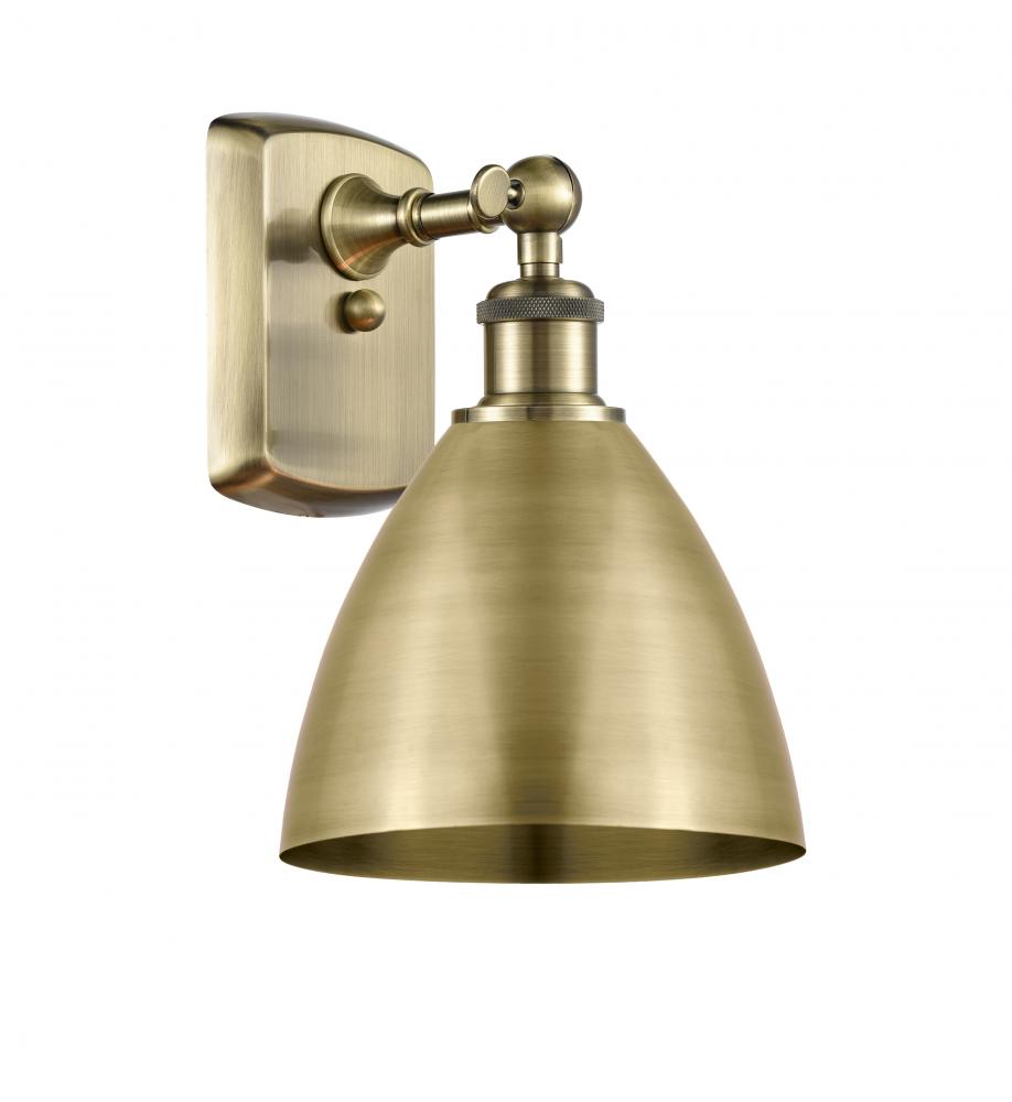 Bristol - 1 Light - 8 inch - Antique Brass - Sconce