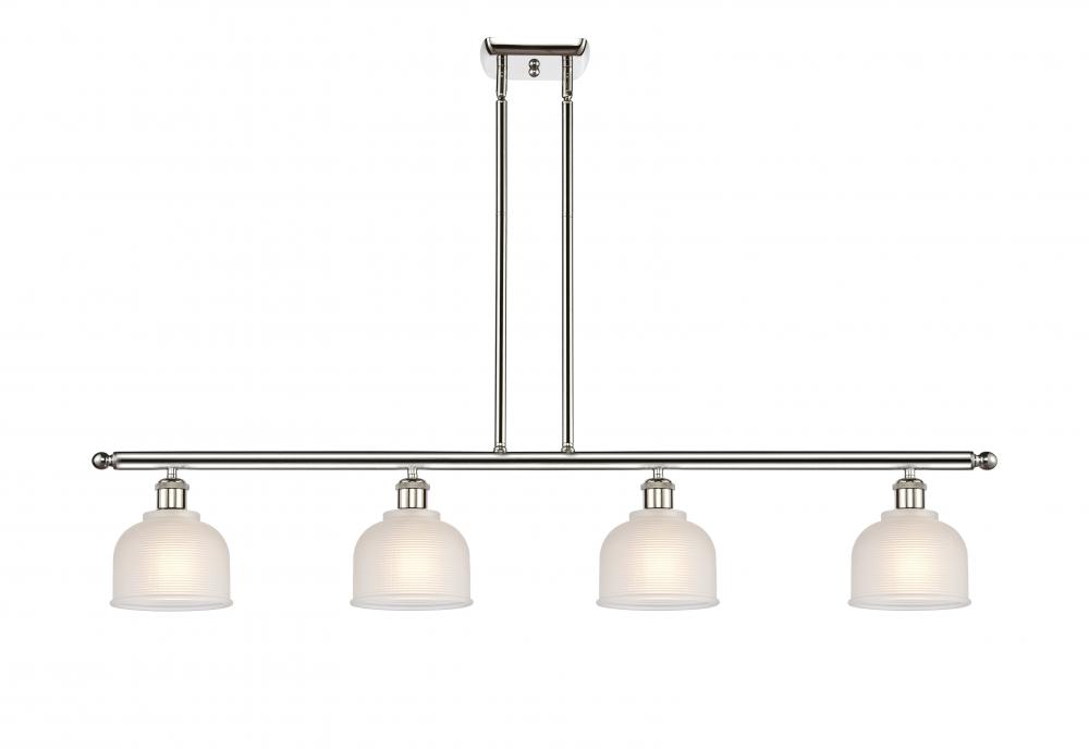 Dayton - 4 Light - 48 inch - Polished Nickel - Cord hung - Island Light