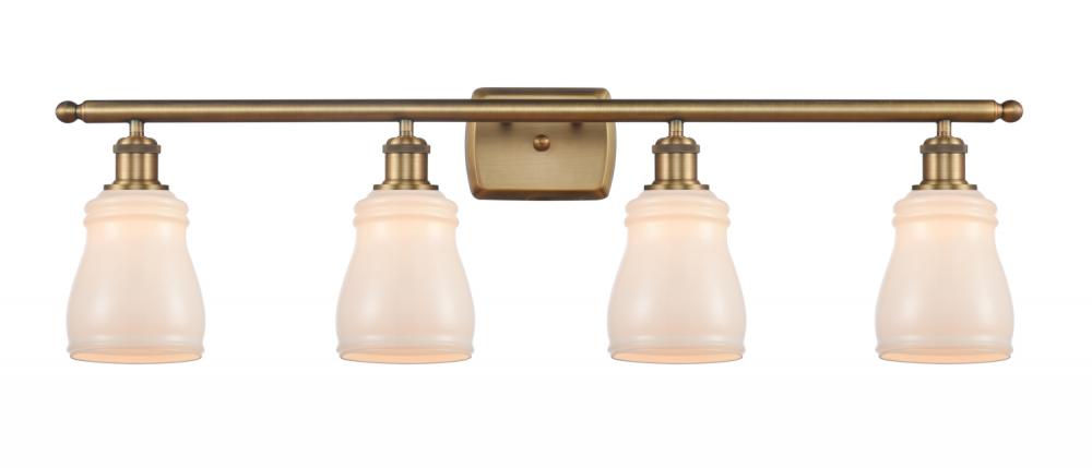 Ellery - 4 Light - 35 inch - Brushed Brass - Bath Vanity Light