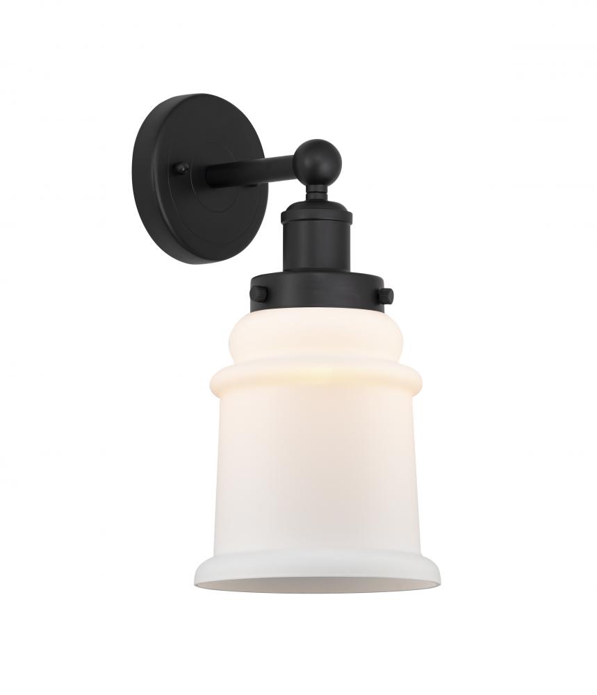 Canton - 1 Light - 6 inch - Matte Black - Sconce