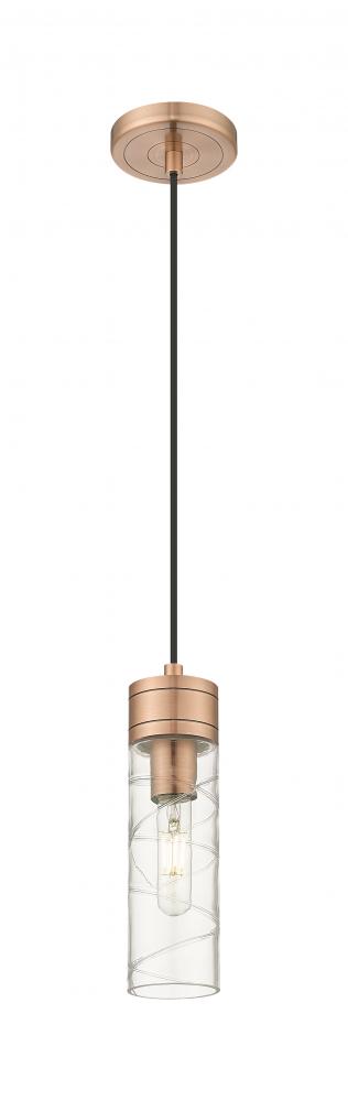 Boreas - 1 Light - 3 inch - Antique Copper - Cord Hung - Mini Pendant