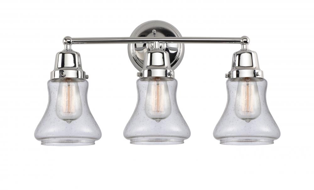 Bellmont - 3 Light - 22 inch - Polished Chrome - Bath Vanity Light