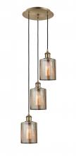 Innovations Lighting 113B-3P-AB-G116 - Cobbleskill - 3 Light - 12 inch - Antique Brass - Cord Hung - Multi Pendant