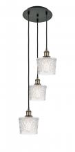 Innovations Lighting 113B-3P-BAB-G402 - Niagara - 3 Light - 13 inch - Black Antique Brass - Cord Hung - Multi Pendant