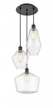 Innovations Lighting 113B-3P-BK-G654-MU - Cindyrella 3 Light 14 inch Multi-Pendant