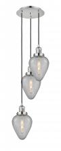 Innovations Lighting 113F-3P-PN-G165 - Geneseo - 3 Light - 13 inch - Polished Nickel - Cord hung - Multi Pendant