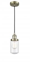 Innovations Lighting 201C-AB-G314-LED - Dover - 1 Light - 5 inch - Antique Brass - Cord hung - Mini Pendant