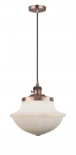 Innovations Lighting 201CSW-AC-G541-LED - Oxford - 1 Light - 12 inch - Antique Copper - Cord hung - Mini Pendant