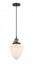 Innovations Lighting 201CSW-BAB-G661-7-LED - Bullet - 1 Light - 7 inch - Black Antique Brass - Cord hung - Mini Pendant