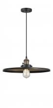 Innovations Lighting 201CSW-BAB-MFR-BK-16-LED - Appalachian - 1 Light - 16 inch - Black Antique Brass - Cord hung - Mini Pendant