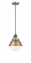 Innovations Lighting 201CSW-BB-HFS-61-BB-LED - Hampden - 1 Light - 7 inch - Brushed Brass - Cord hung - Mini Pendant