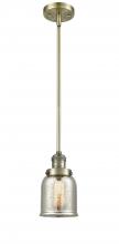 Innovations Lighting 201S-AB-G58-LED - Bell - 1 Light - 5 inch - Antique Brass - Stem Hung - Mini Pendant