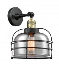 Innovations Lighting 203-BAB-G73-CE-LED - Bell Cage - 1 Light - 9 inch - Black Antique Brass - Sconce