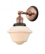 Innovations Lighting 203BP-ACBK-G531 - Oxford - 1 Light - 8 inch - Antique Copper - Sconce