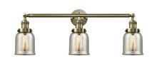 Innovations Lighting 205-AB-G58 - Bell - 3 Light - 30 inch - Antique Brass - Bath Vanity Light