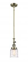 Innovations Lighting 206-AB-G513 - Bell - 1 Light - 5 inch - Antique Brass - Stem Hung - Mini Pendant