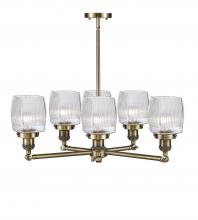 Innovations Lighting 207-6CR-AB-G302 - Colton 6 Light Chandelier