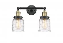 Innovations Lighting 208-BAB-G513-LED - Bell - 2 Light - 16 inch - Black Antique Brass - Bath Vanity Light