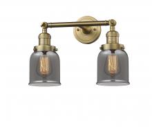 Innovations Lighting 208-BB-G53-LED - Bell - 2 Light - 16 inch - Brushed Brass - Bath Vanity Light