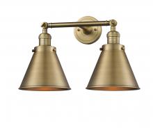 Innovations Lighting 208-BB-M13-BB-LED - Appalachian - 2 Light - 18 inch - Brushed Brass - Bath Vanity Light