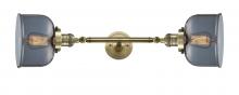 Innovations Lighting 208L-AB-G73-LED - Bell - 2 Light - 8 inch - Antique Brass - Bath Vanity Light