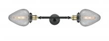 Innovations Lighting 208L-BAB-G165-LED - Geneseo - 2 Light - 7 inch - Black Antique Brass - Bath Vanity Light