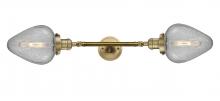 Innovations Lighting 208L-BB-G165-LED - Geneseo - 2 Light - 7 inch - Brushed Brass - Bath Vanity Light