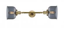 Innovations Lighting 208L-BB-G73-LED - Bell - 2 Light - 8 inch - Brushed Brass - Bath Vanity Light