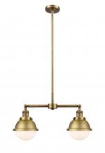 Innovations Lighting 209-BB-HFS-61-BB-LED - Hampden - 2 Light - 18 inch - Brushed Brass - Stem Hung - Island Light