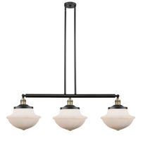 Innovations Lighting 213-BAB-G541-LED - Oxford - 3 Light - 42 inch - Black Antique Brass - Stem Hung - Island Light