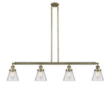 Innovations Lighting 214-AB-G62-LED - Cone - 4 Light - 51 inch - Antique Brass - Stem Hung - Island Light