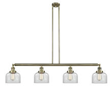 Innovations Lighting 214-AB-G72-LED - Bell - 4 Light - 53 inch - Antique Brass - Stem Hung - Island Light