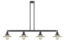 Innovations Lighting 214-BK-G2-LED - Halophane - 4 Light - 53 inch - Matte Black - Stem Hung - Island Light