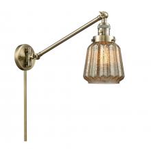  237-AB-G146 - Chatham - 1 Light - 8 inch - Antique Brass - Swing Arm