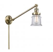 Innovations Lighting 237-AB-G182S-LED - Canton - 1 Light - 8 inch - Antique Brass - Swing Arm