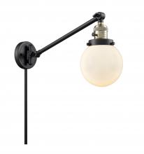  237-BAB-G201-6-LED - Beacon - 1 Light - 6 inch - Black Antique Brass - Swing Arm