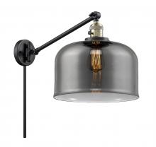  237-BAB-G73-L-LED - Bell - 1 Light - 12 inch - Black Antique Brass - Swing Arm