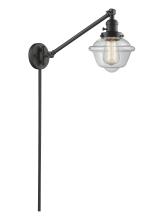 Innovations Lighting 237-OB-G532-LED - Oxford - 1 Light - 8 inch - Oil Rubbed Bronze - Swing Arm