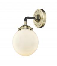 Innovations Lighting 284-1W-BAB-G201-6-LED - Beacon - 1 Light - 6 inch - Black Antique Brass - Sconce