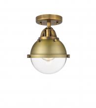 Innovations Lighting 288-1C-BB-HFS-62-BB-LED - Hampden - 1 Light - 7 inch - Brushed Brass - Semi-Flush Mount