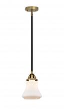 Innovations Lighting 288-1S-BAB-G191-LED - Bellmont - 1 Light - 6 inch - Black Antique Brass - Cord hung - Mini Pendant