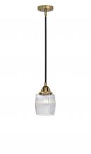 Innovations Lighting 288-1S-BAB-G302-LED - Colton - 1 Light - 6 inch - Black Antique Brass - Cord hung - Mini Pendant