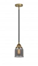 Innovations Lighting 288-1S-BAB-G53-LED - Bell - 1 Light - 5 inch - Black Antique Brass - Cord hung - Mini Pendant