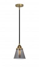 Innovations Lighting 288-1S-BAB-G63-LED - Cone - 1 Light - 6 inch - Black Antique Brass - Cord hung - Mini Pendant