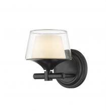 Innovations Lighting 311-1W-BK-CLW-LED - Laguna - 1 Light - 6 inch - Black - Bath Vanity Light