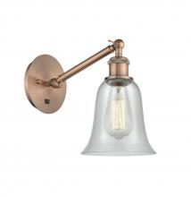 Innovations Lighting 317-1W-AC-G2812-LED - Hanover - 1 Light - 6 inch - Antique Copper - Sconce